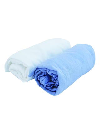 Ensemble bébé avec 1 alèse + 1 drap housse