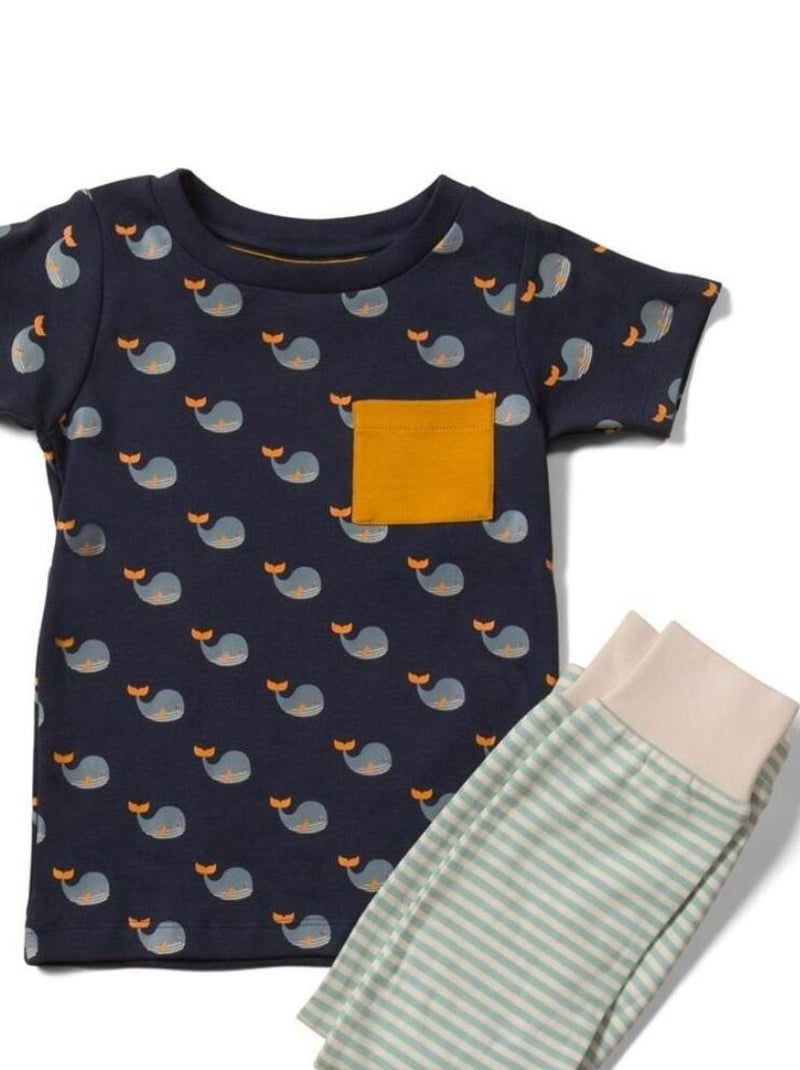 Ensemble Bébé Bio T-Shirt & Pantalon Vert - Kiabi