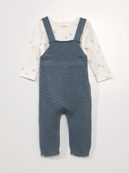Ensemble bébé body + salopette - 2 pièces - Kiabi