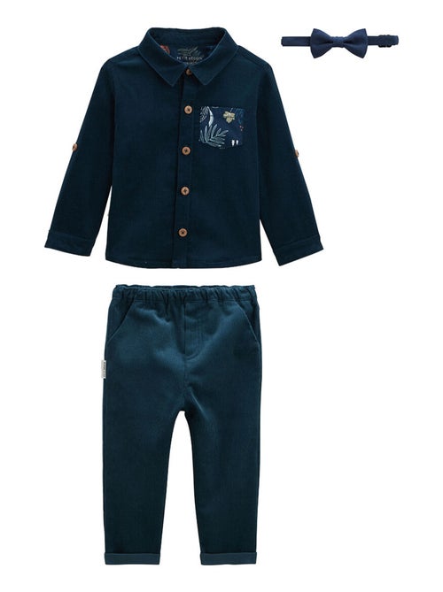 Ensemble bébé chemise et pantalon avec noeud papillon Magic - Kiabi