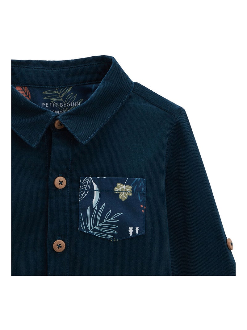 Ensemble bébé chemise et pantalon avec noeud papillon Magic Bleu - Kiabi