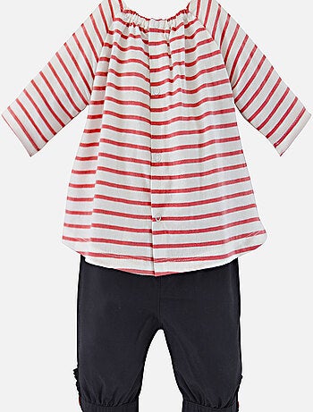 ENSEMBLE BEBE FILLE TUNIQUE ET PANTACOURT