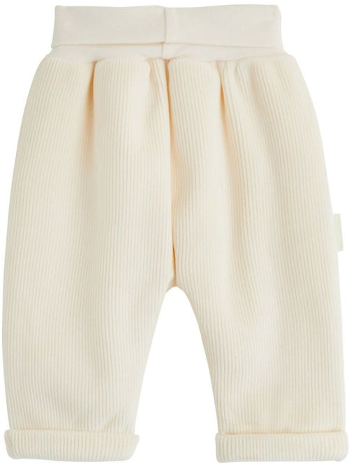 Ensemble bébé gilet croisé et pantalon en velours flocon - Kiabi Ensemble bébé gilet croisé et pantalon en velours flocon - Kiabi