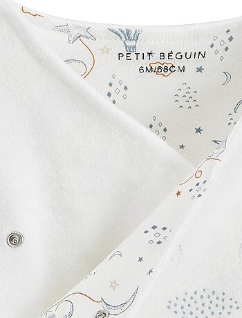 Ensemble bébé gilet en velours et pantalon en coton matelassé Rêverie