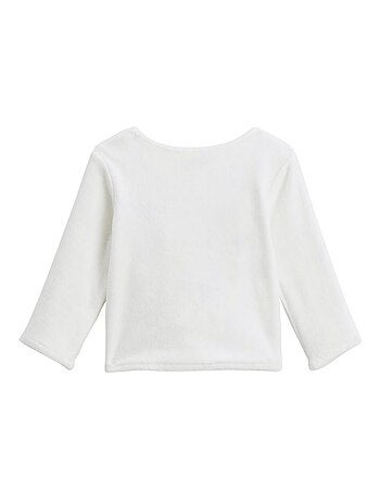 Ensemble bébé gilet en velours et pantalon en coton matelassé Rêverie