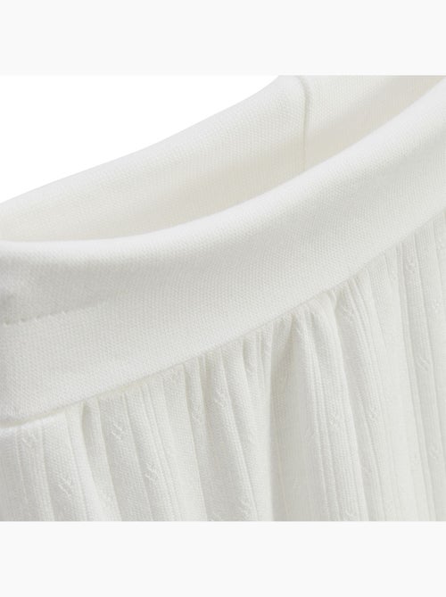Ensemble bébé gilet et pantalon à pied en pointelle Badian - Kiabi