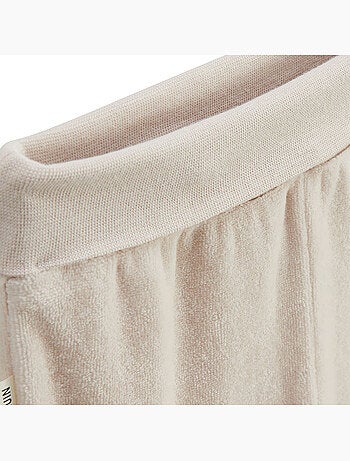 Ensemble bébé gilet et pantalon à pied en velours Eden