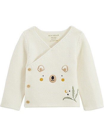 Ensemble bébé gilet et pantalon avec pieds en tricot Mini Rêve