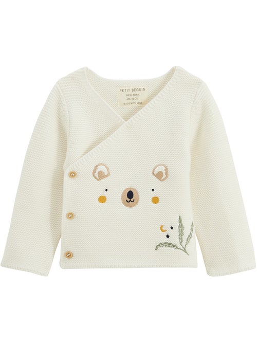 Ensemble bébé gilet et pantalon avec pieds en tricot Mini Rêve - Kiabi
