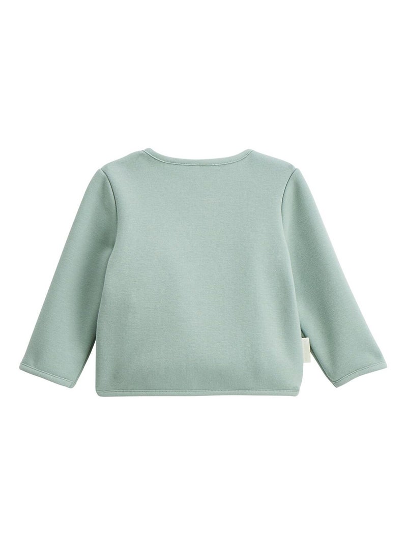 Ensemble bébé gilet et pantalon en molleton ultra chaud Kenya Vert - Kiabi
