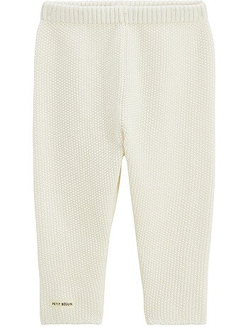 Ensemble bébé gilet et pantalon en tricot Colette
