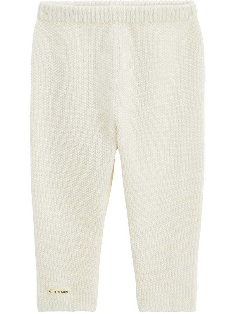 Ensemble bébé gilet et pantalon en tricot Colette Ecru - Kiabi