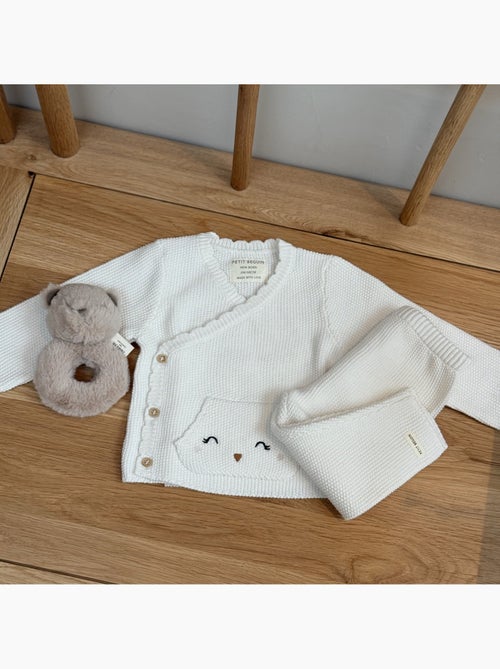 Ensemble bébé gilet et pantalon en tricot Colette - Kiabi