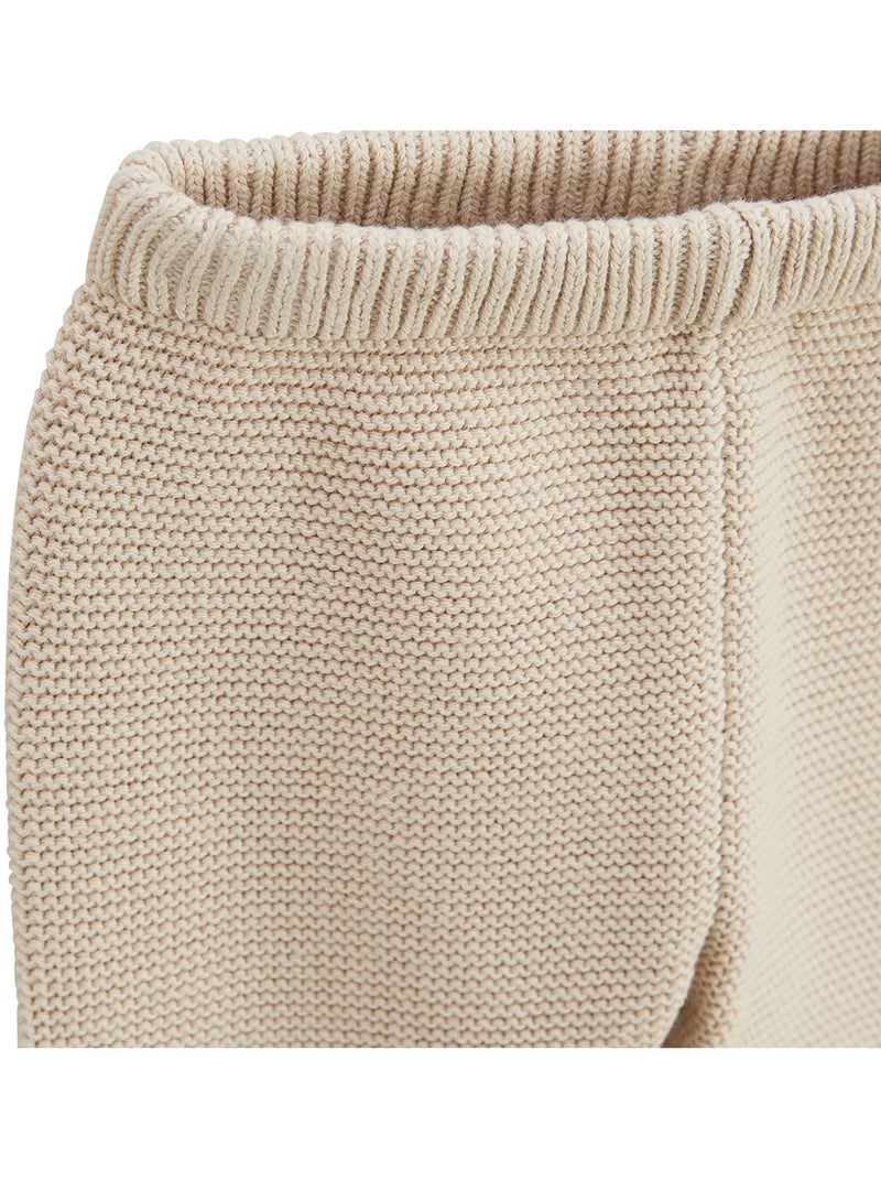 Ensemble bébé gilet et pantalon en tricot Mini Rêve Beige - Kiabi