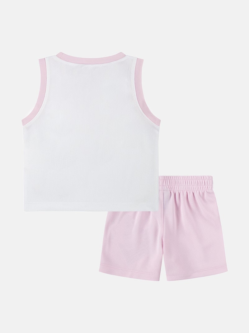 Ensemble Bébé Jordan 2 pièces Blanc Rose - Kiabi