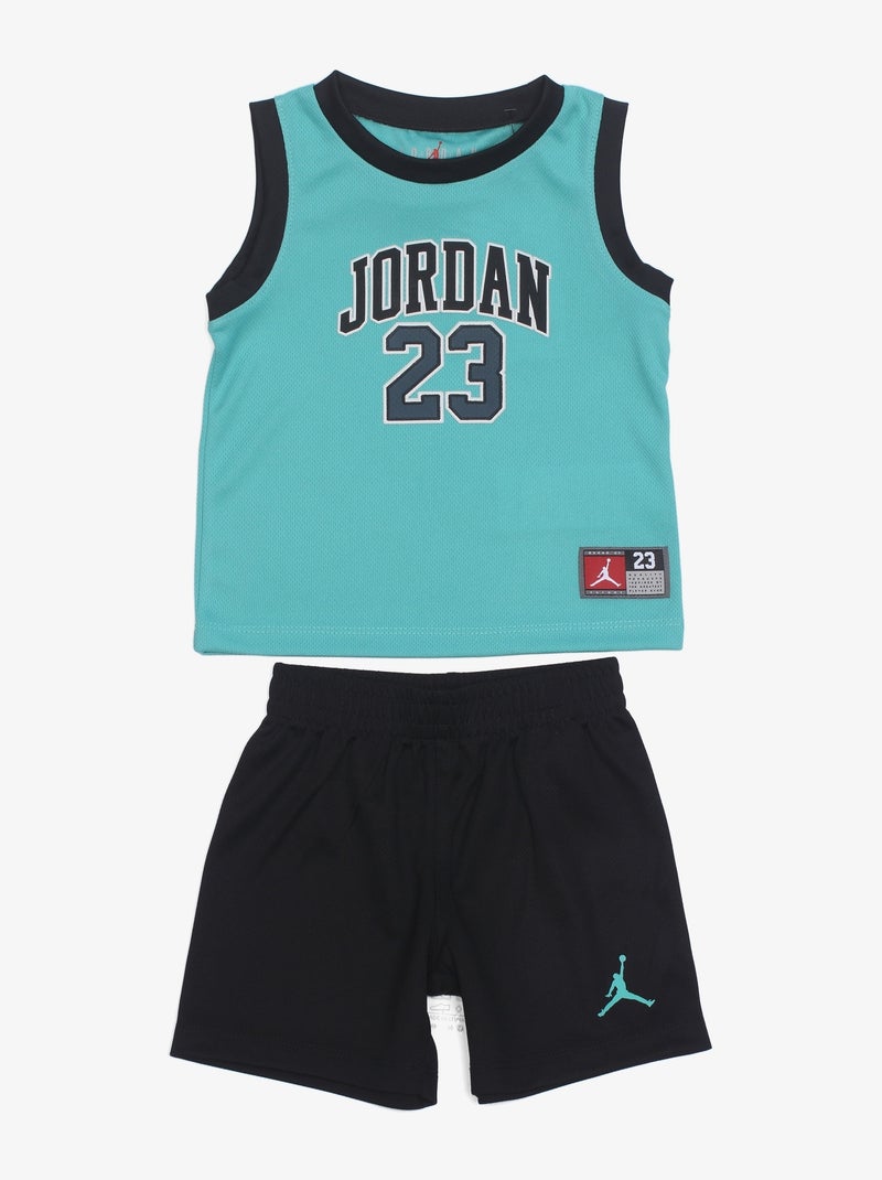 Ensemble Bébé Jordan 2 pièces Bleu turquoise - Kiabi