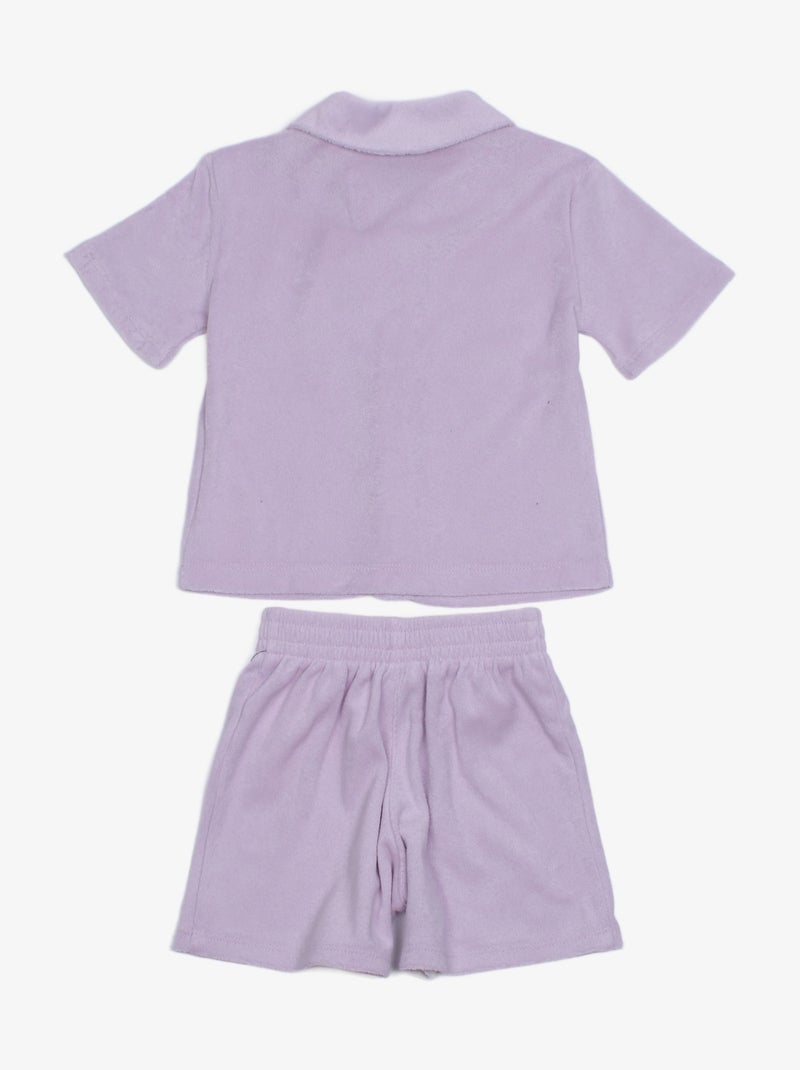 Ensemble Bébé Jordan 2 pièces Violet - Kiabi