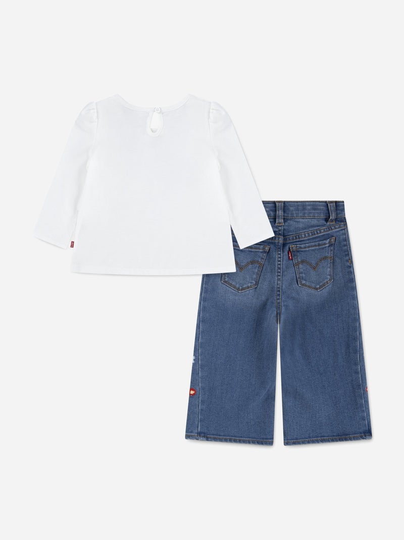 Ensemble Bébé Levi's Kids 2 pièces Blanc - Kiabi