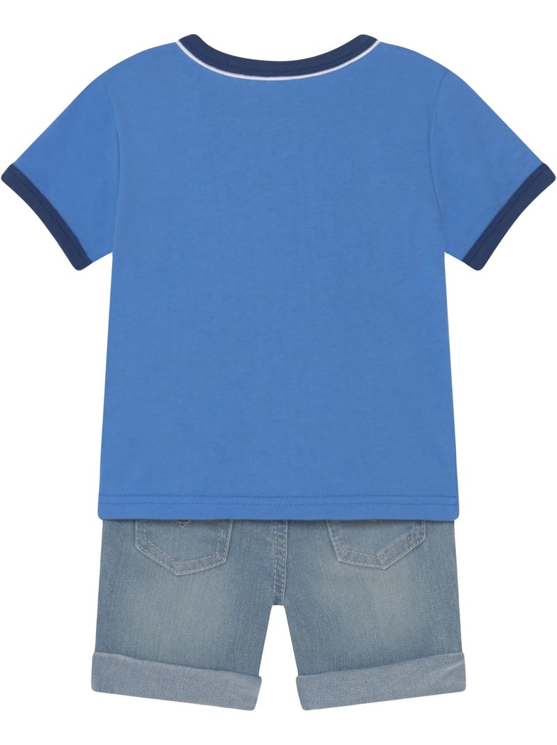 Ensemble Bébé Levi's Kids 2 pièces Bleu - Kiabi