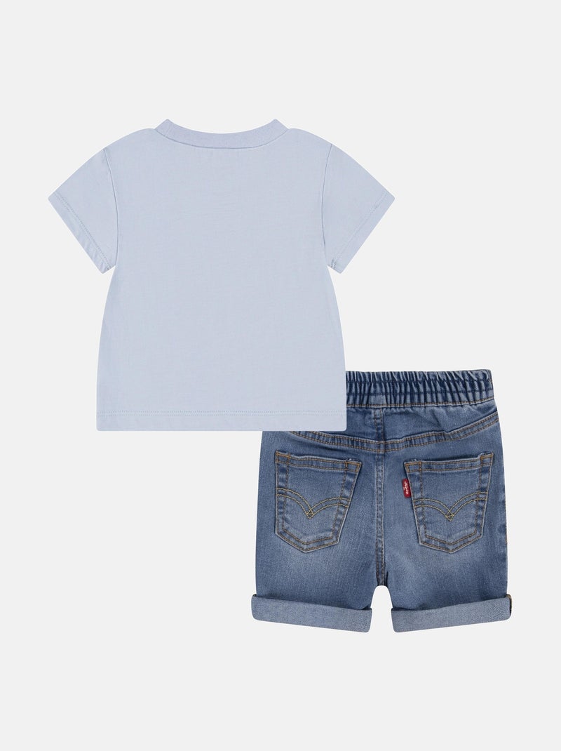 Ensemble Bébé Levi's Kids 2 pièces Bleu - Kiabi
