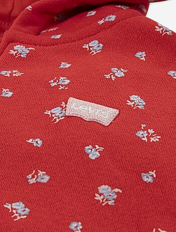 Ensemble Bébé Levi's Kids 3 pièces pull gilet à capuche et jean évasé