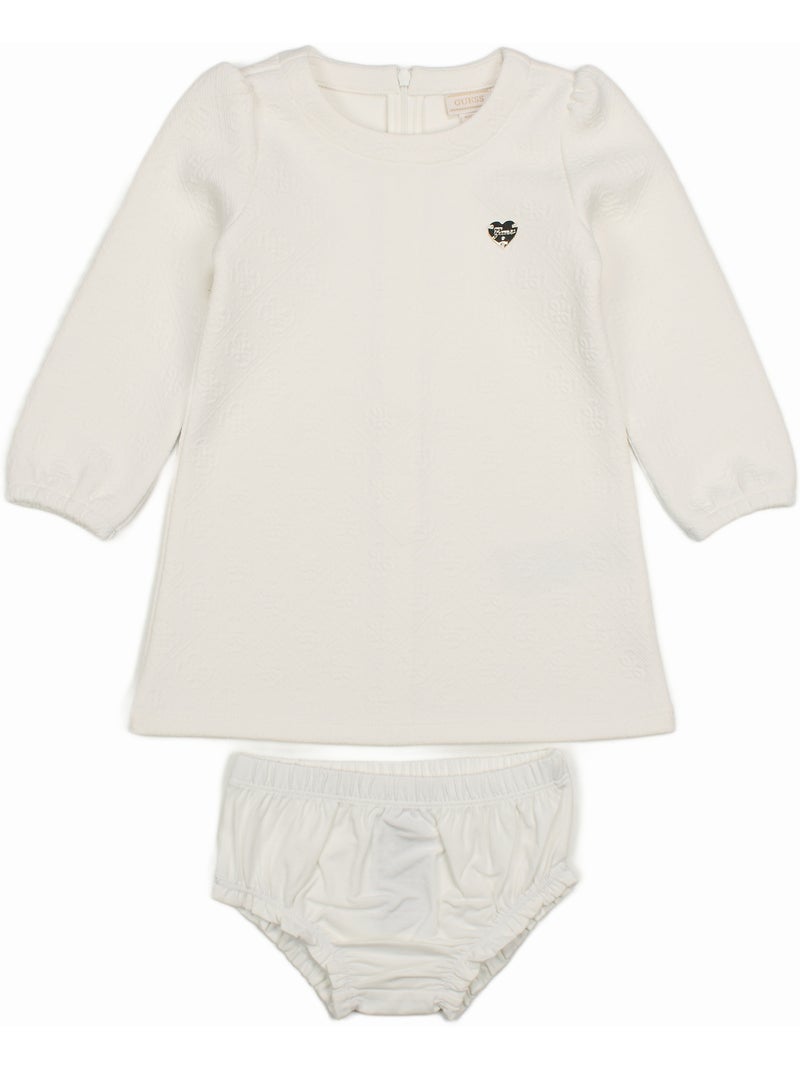 Ensemble bébé manches longues - guess kids Crème - Kiabi
