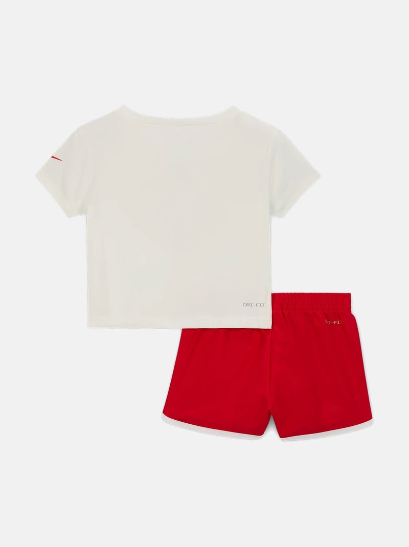 Ensemble Bébé Nike 2 pièces Blanc Rouge - Kiabi