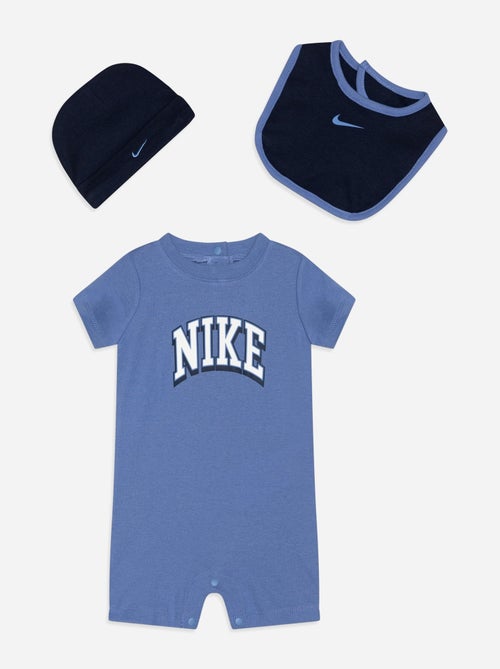 Ensemble Bébé Nike Romper hat bib set - Kiabi