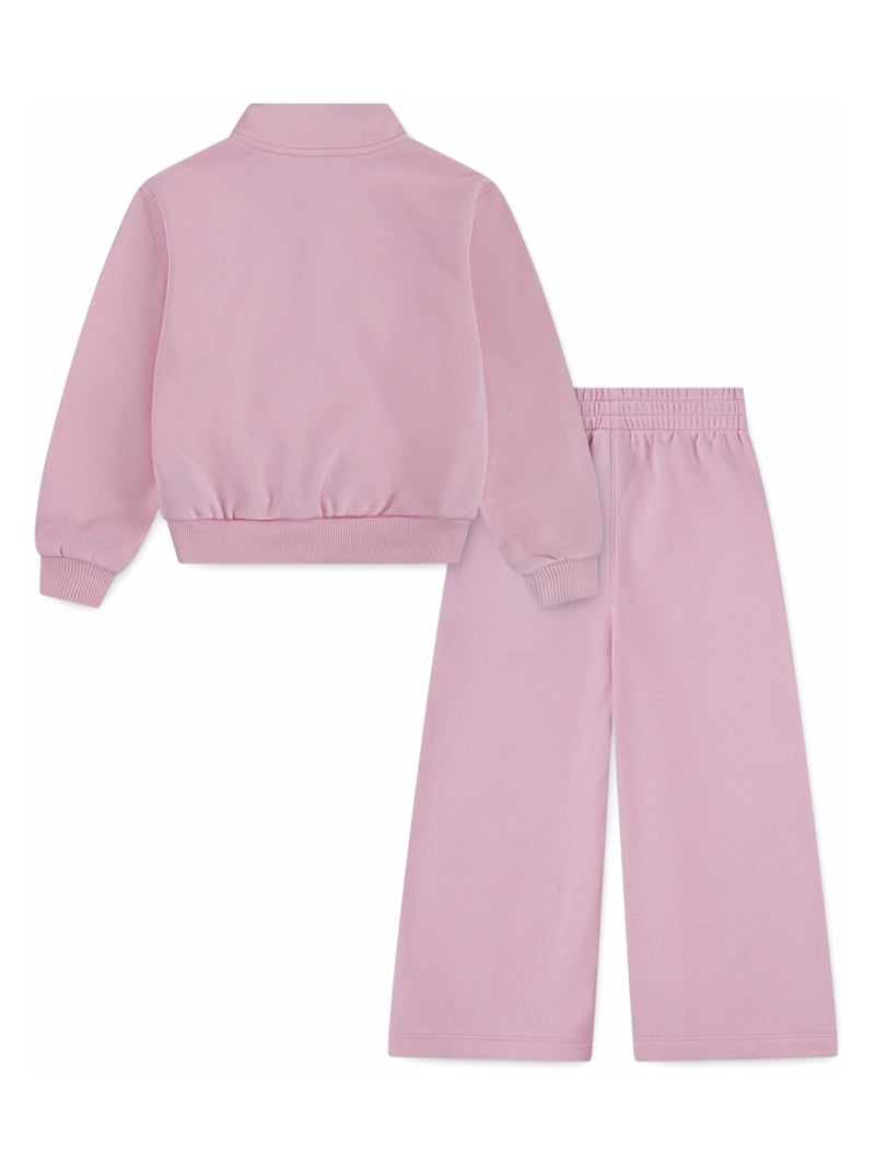 Ensemble Bébé Nike Wide leg club Rose - Kiabi
