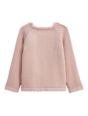 Ensemble bébé pull et legging en tricot Swan