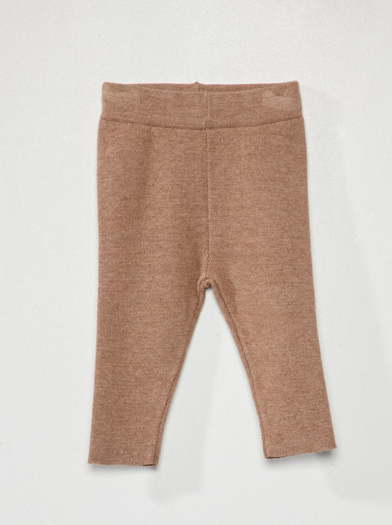 Ensemble bébé pull + legging Marron - Kiabi