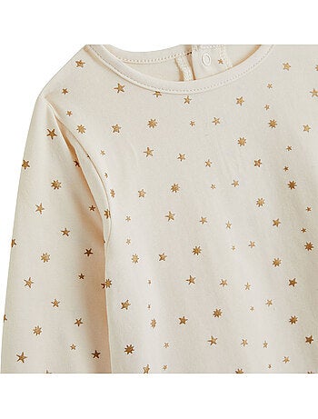 Ensemble bébé robe en velours côtelé et t-shirt grace