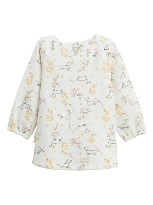 Ensemble bébé robe et legging en molleton Emilie - Kiabi