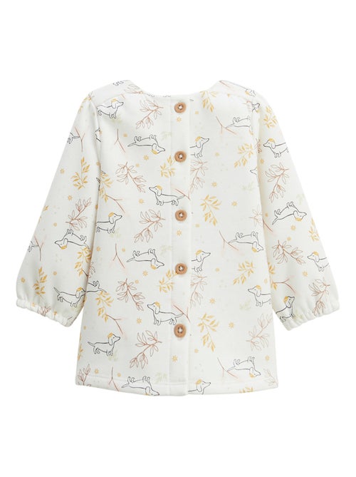 Ensemble bébé robe et legging en molleton Emilie - Kiabi