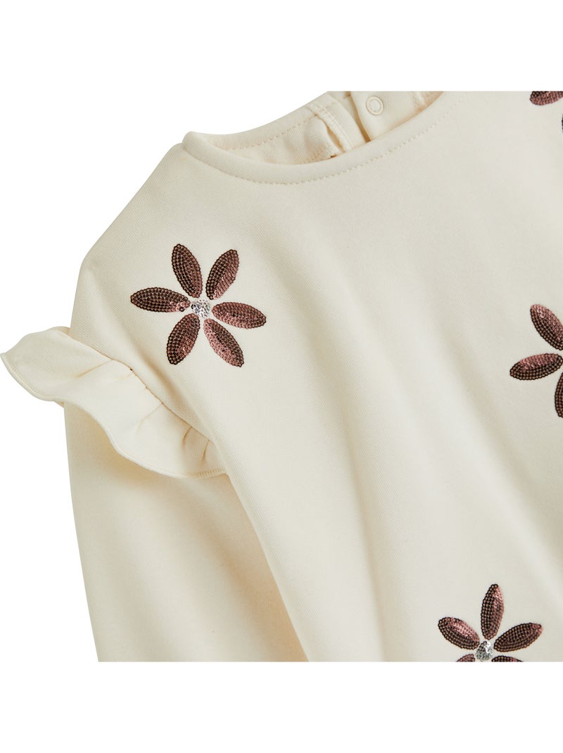 Ensemble bébé sweat en molleton et legging misti Kaki - Kiabi