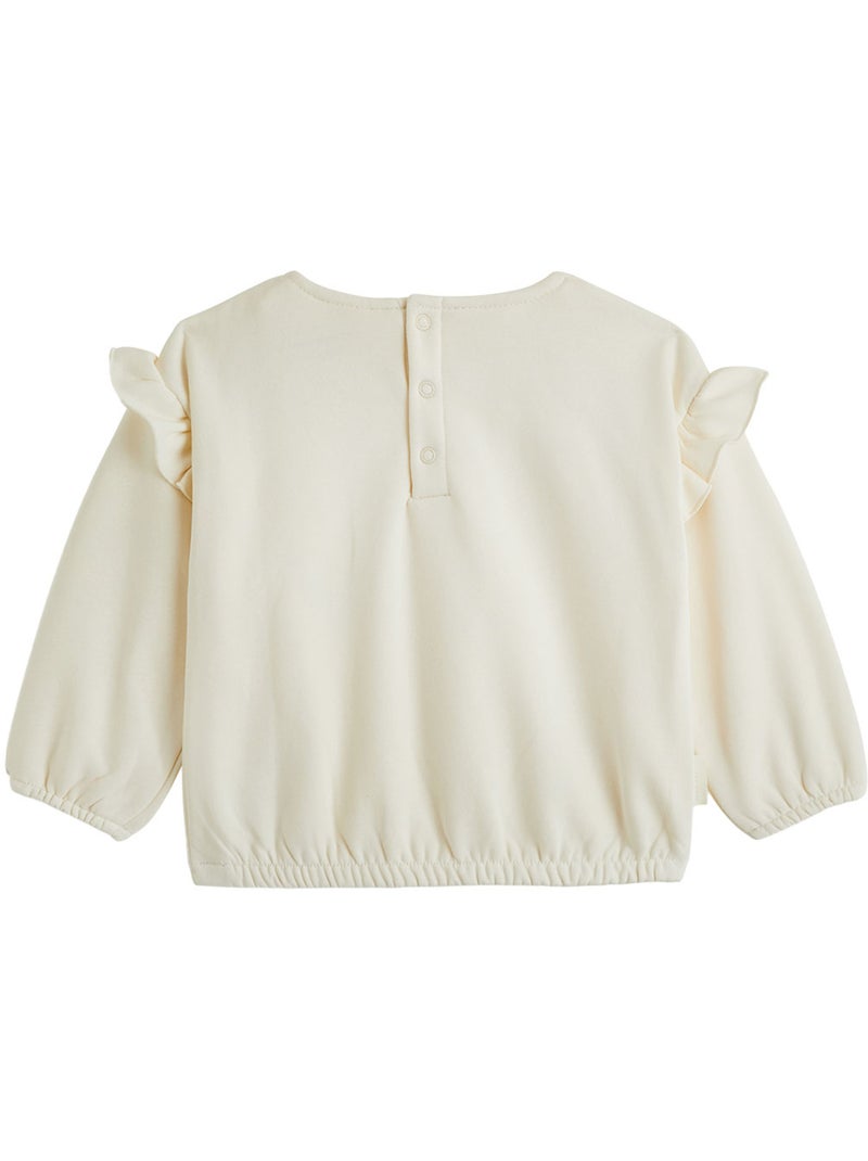 Ensemble bébé sweat en molleton et legging misti Kaki - Kiabi