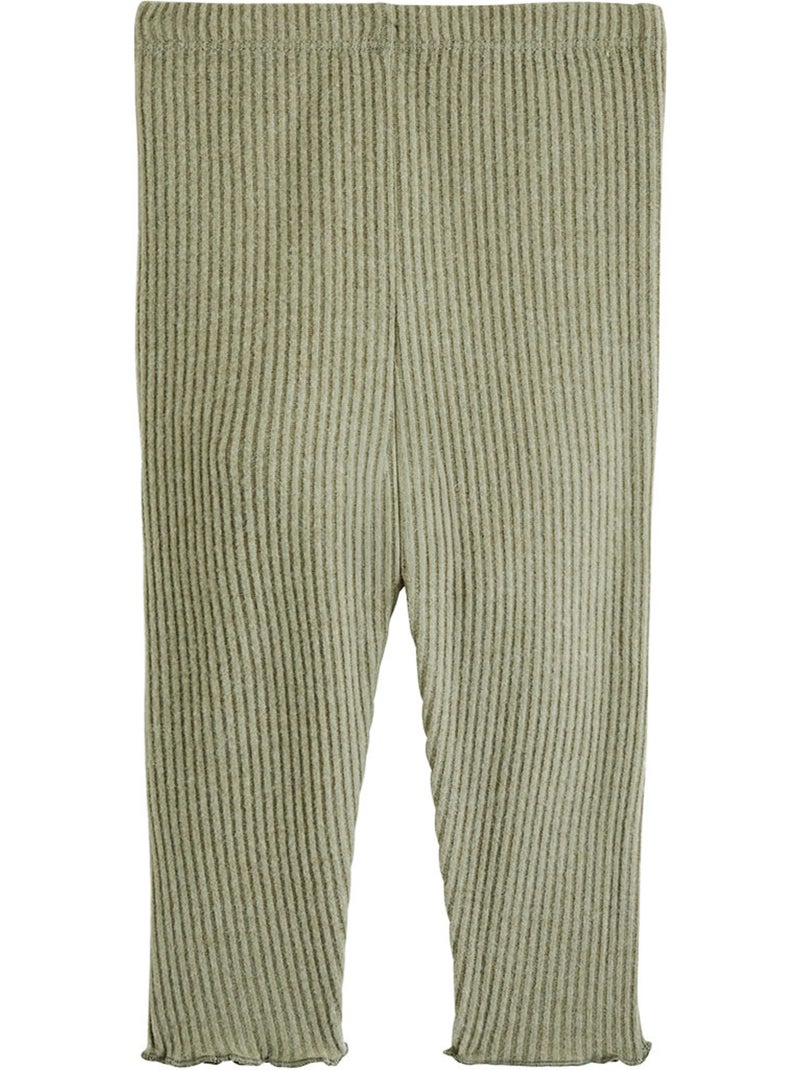 Ensemble bébé sweat en molleton et legging misti Kaki - Kiabi