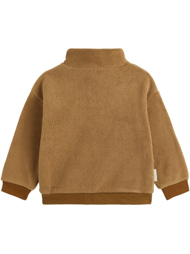 Ensemble bébé sweat en polaire et pantalon en molleton ubatuba Camel - Kiabi