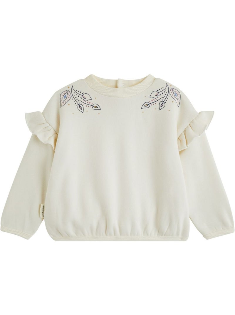 Ensemble bébé sweat et legging en molleton ultra chaud ilana Bleu - Kiabi