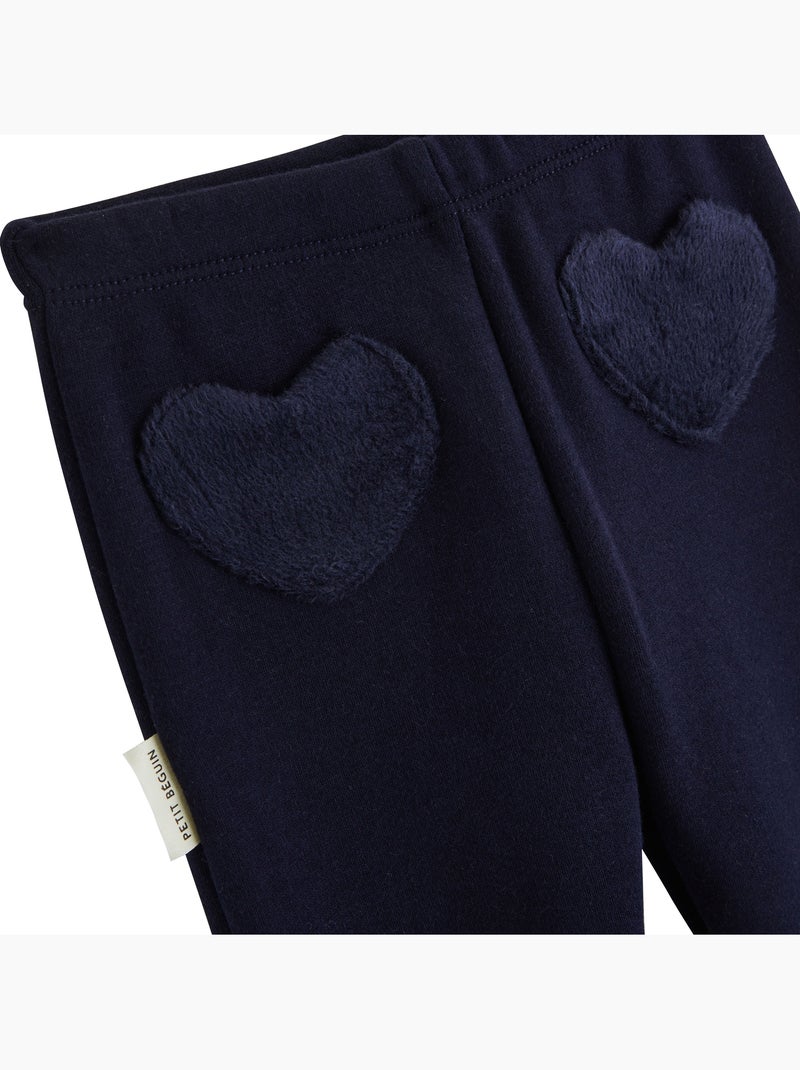 Ensemble bébé sweat et legging en molleton ultra chaud ilana Bleu - Kiabi