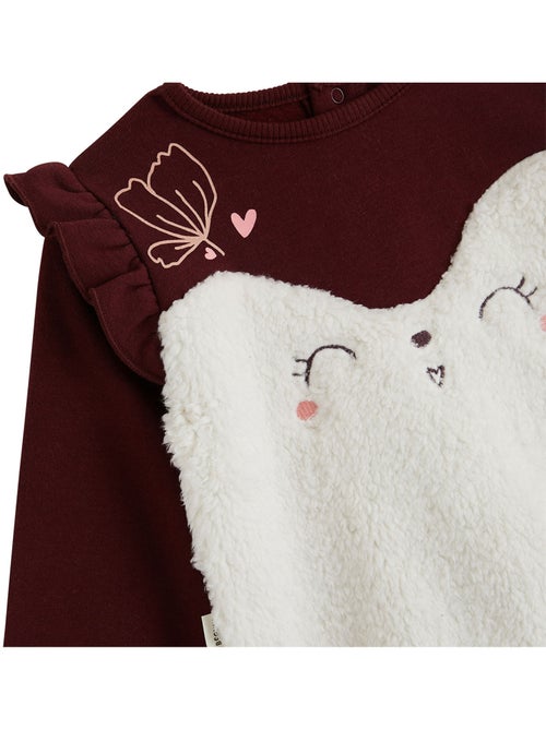 Ensemble bébé sweat et pantalon en molleton aimée - Kiabi Ensemble bébé sweat et pantalon en molleton aimée - Kiabi