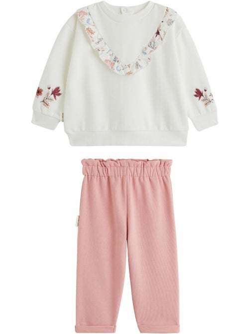 Ensemble bébé sweat et pantalon en molleton cléo - Kiabi Ensemble bébé sweat et pantalon en molleton cléo - Kiabi