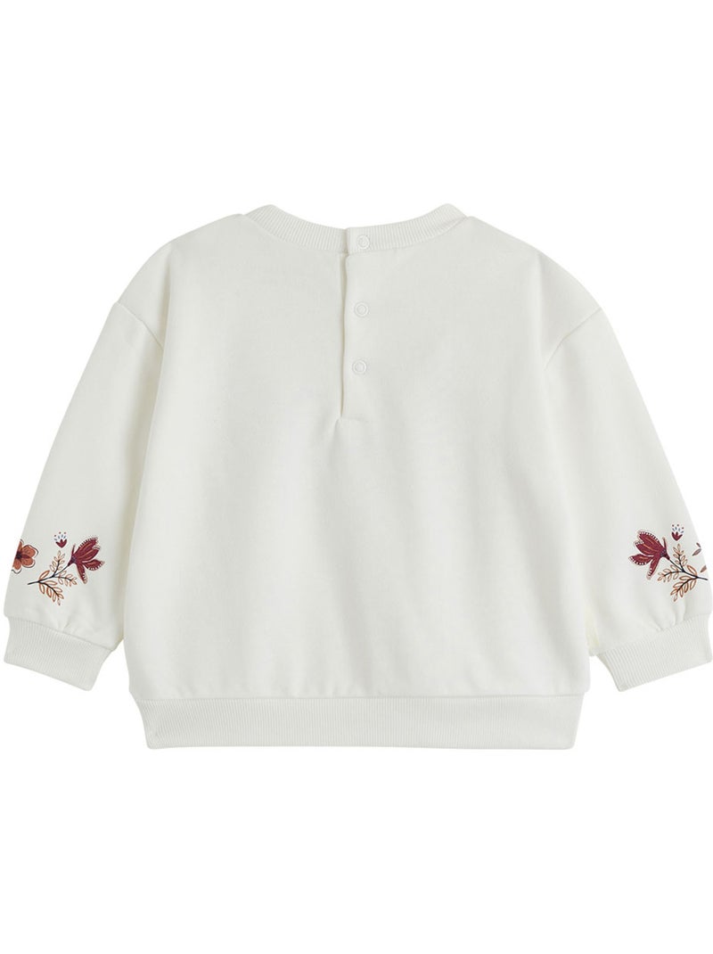 Ensemble bébé sweat et pantalon en molleton cléo Rose - Kiabi