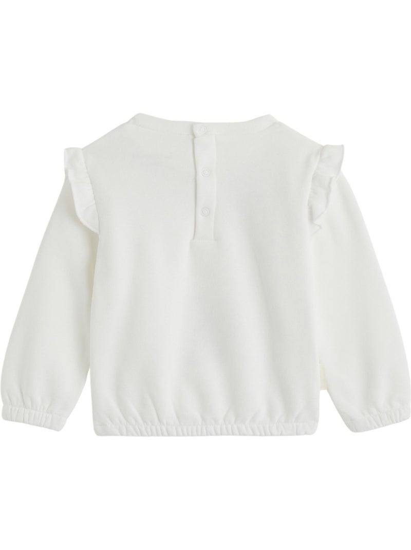 Ensemble bébé sweat et pantalon en molleton Harmony Rose - Kiabi