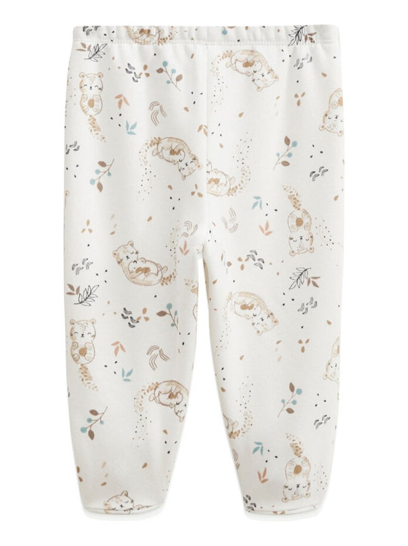 Ensemble bébé sweat et pantalon en molleton Mini Loutre Marron - Kiabi