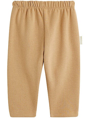 Ensemble bébé sweat et pantalon en molleton Moka