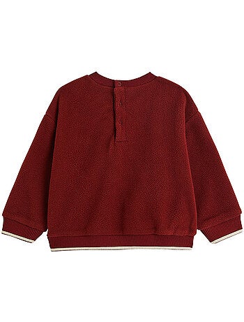 Ensemble bébé sweat et pantalon en polaire pistache