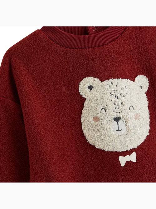 Ensemble bébé sweat et pantalon en polaire pistache - Kiabi Ensemble bébé sweat et pantalon en polaire pistache - Kiabi