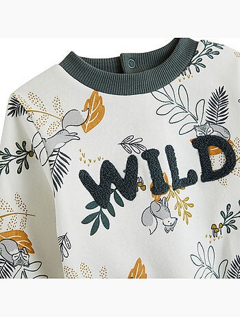 Ensemble bébé sweat et pantalon en velours côtelé elliott