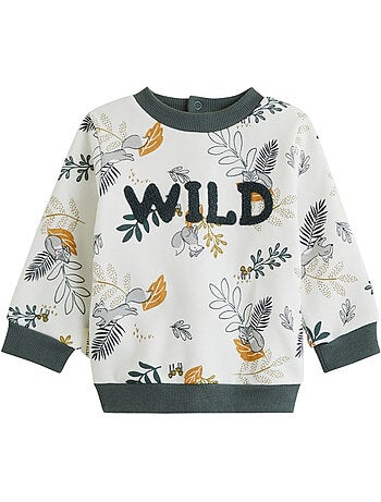 Ensemble bébé sweat et pantalon en velours côtelé elliott